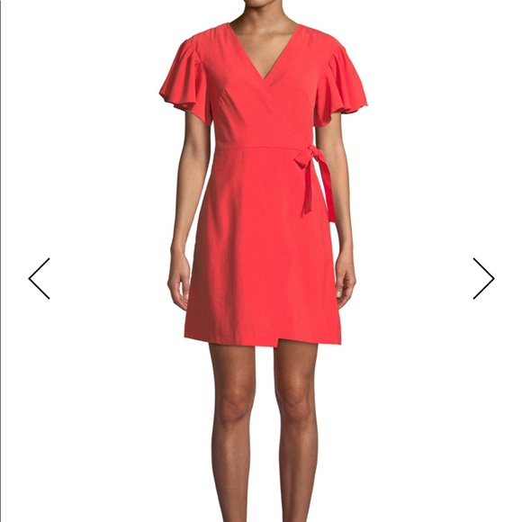 club monaco wrap dress